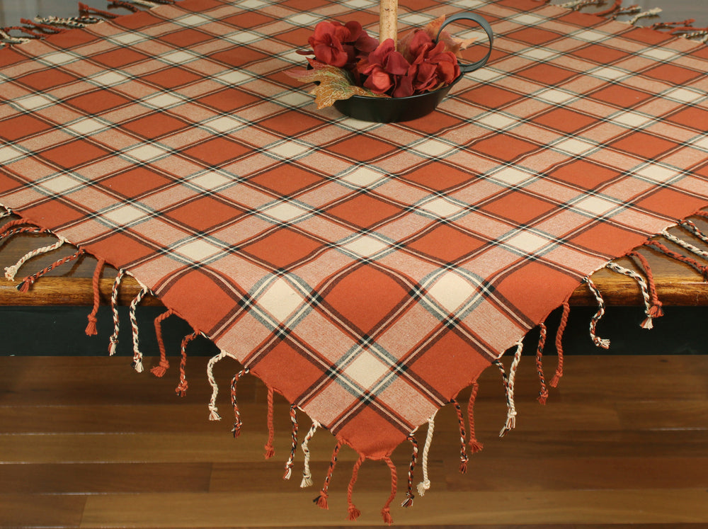 Harvest Moon Orange Table Square  - Interiors by Elizabeth