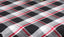 Winter Plaid Black, Red, Cream Table Square SQ044019