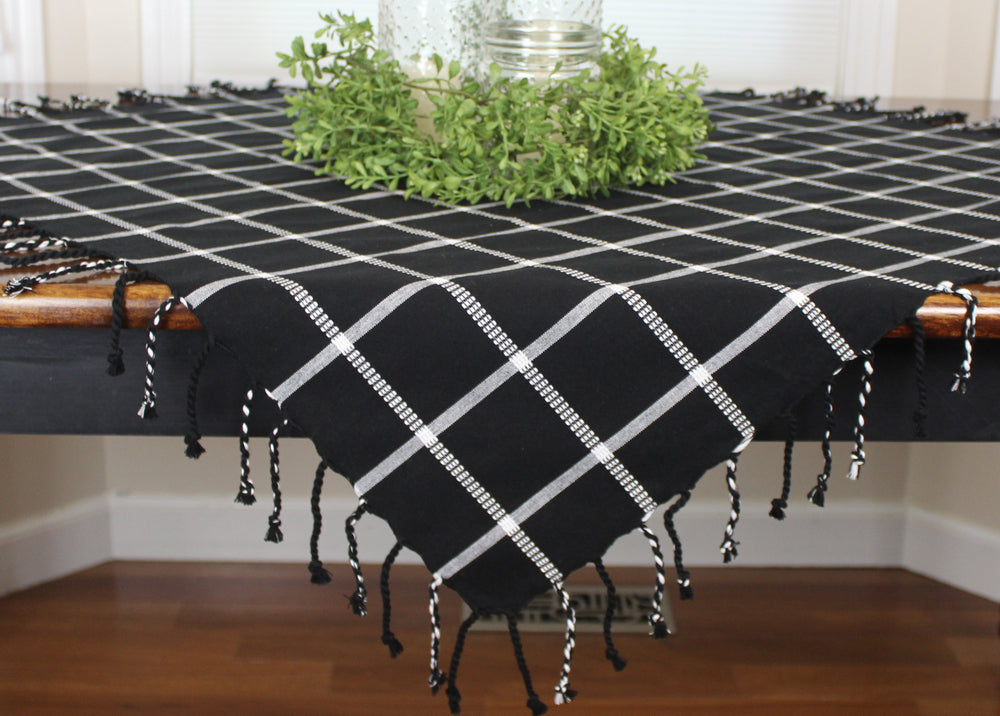 Blackstone Black Table Square  - Interiors by Elizabeth