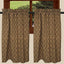 Black-Tan Marshfield Jacquard 36" Tiers - Lined - Interiors by Elizabeth