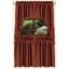 Barn Red-Oat Philmont Jacquard 36" Tiers - Lined - Interiors by Elizabeth