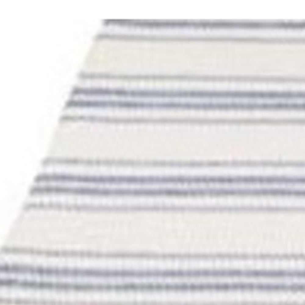 Grain Sack Stripe 45" Table Runner Colonial Blue Cream T4165014