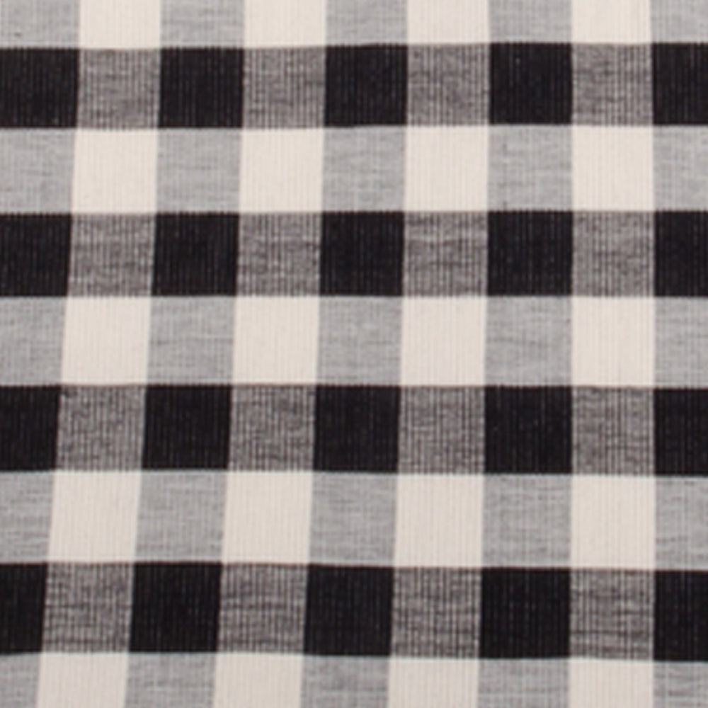 Buffalo Check 45" Table Runner Black Buttermilk T4510011