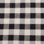 Buffalo Check 45" Table Runner Black Buttermilk T4510011