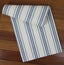 Grain Sack Stripe Cream - Colonial Blue Table Runner 72 In T7165014