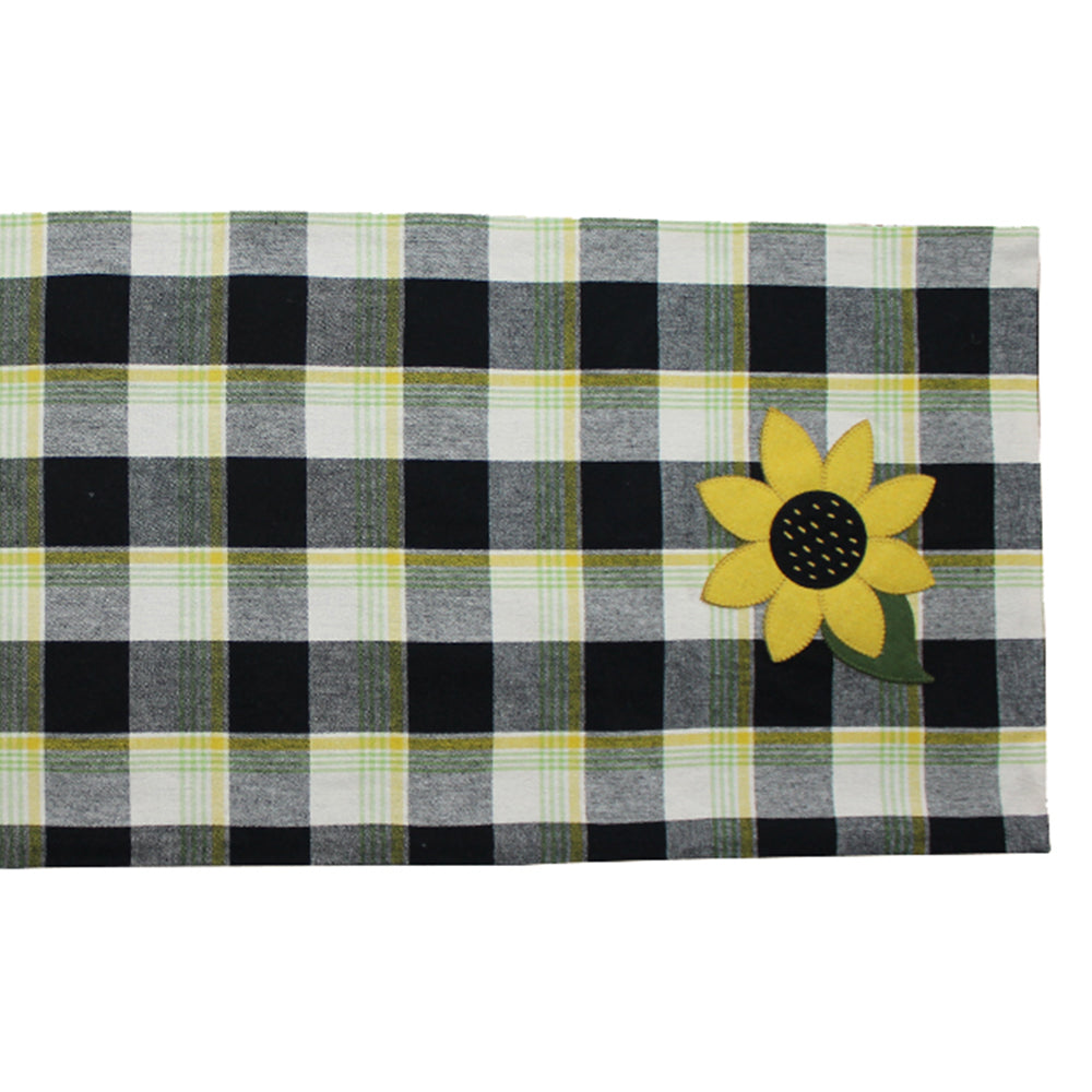 Sunflower Buffalo Check Table Runner TR000128