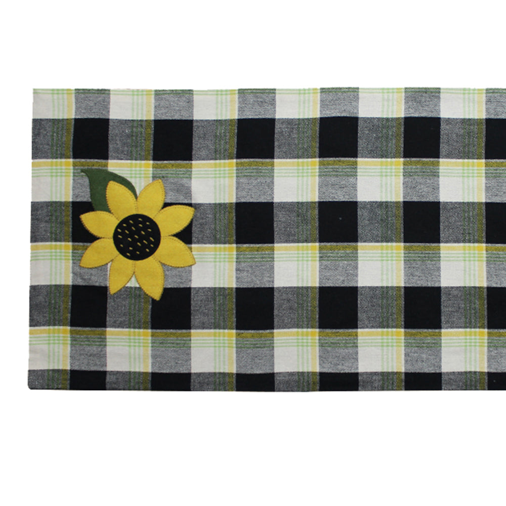 Sunflower Buffalo Check Table Runner TR000128