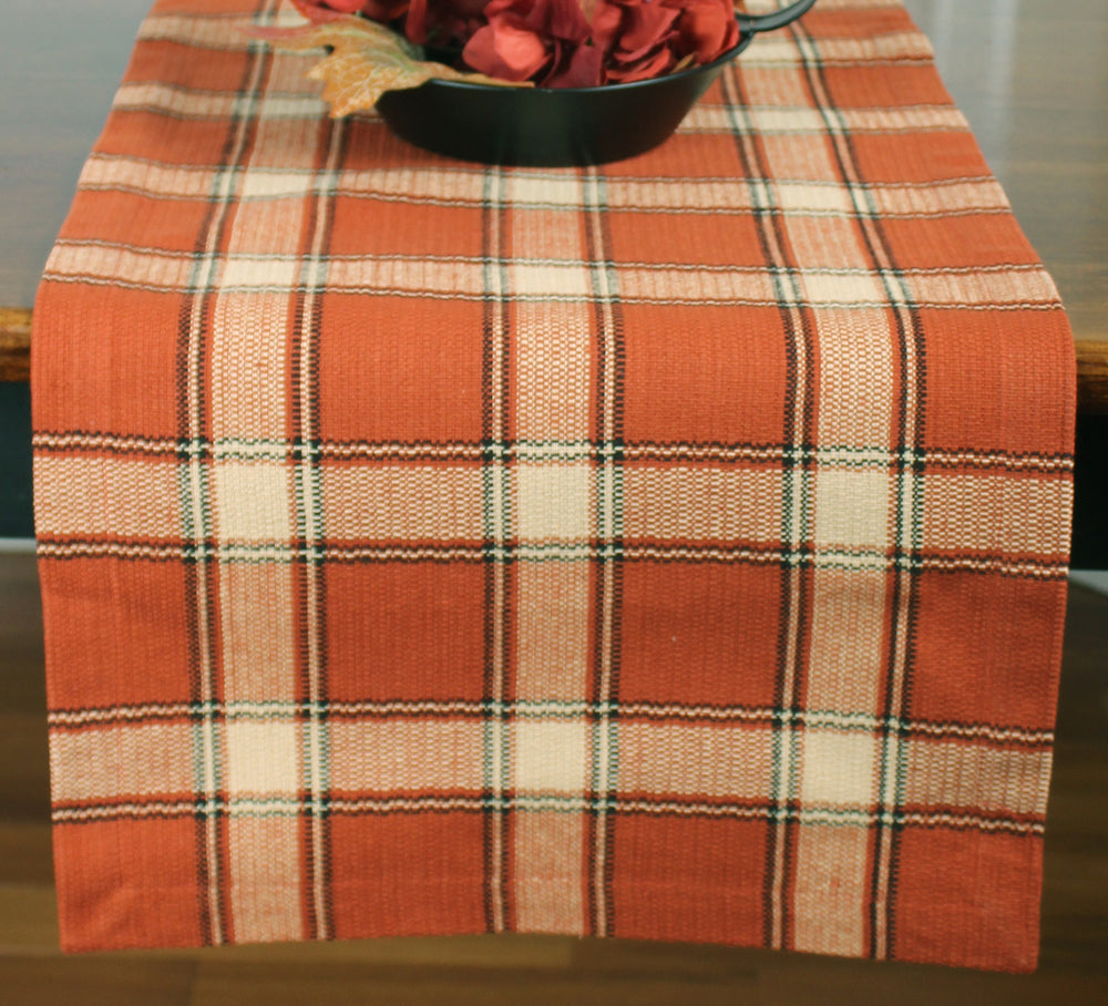 Harvest Moon Orange Table Runner  - Interiors by Elizabeth