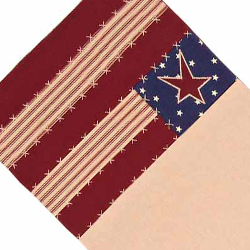 Nutmeg Indigo Barn Red Stars And Stripes Table Runner TRAR0113