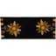 Sunflower Power Table Runner Black TRDG0037