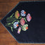 Cone Flower Black Table Runner TRGD1026