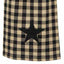 Black Nutmeg Heritage Star Black Tab Towel Set Of Two TT020011