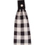 Black Buttermilk Buffalo Check Tab Towel Set Of Two TT510011