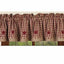 Barn Red-Nutmeg Heritage House Check w/ Barn Red Fairfield Valance - Lined - Interiors by Elizabeth