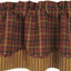 Homestead -  Red Fairfield Valance VF330017