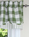 Buffalo Check Sage Valance VF510009