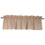 Heirloom Valance Nutmeg Unlined VL010018