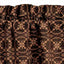 Black Tan Marshfield Jacquard Valance Lined VL106011