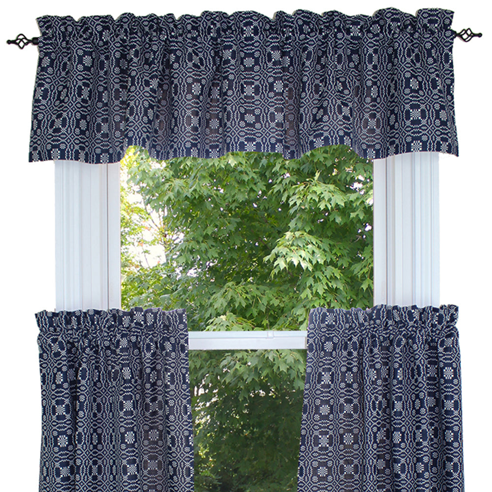 Lover's Knot - Indigo Valance VL130002