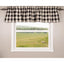 Black Buttermilk Buffalo Check Valance Lined VL510011