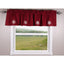 Snowflake Barn Red Valance Lined VLRE0073