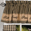 Black Nutmeg Faith Family Friends Valance Lined VLRE0208